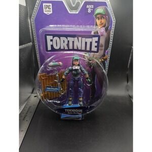 Fortnite Teknique Solo Mode 4" Action Figure Pack Jazwares Collectible Toy